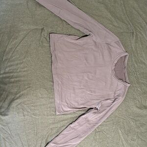 Garage Light Purple Long Sleeve Sweatshirt